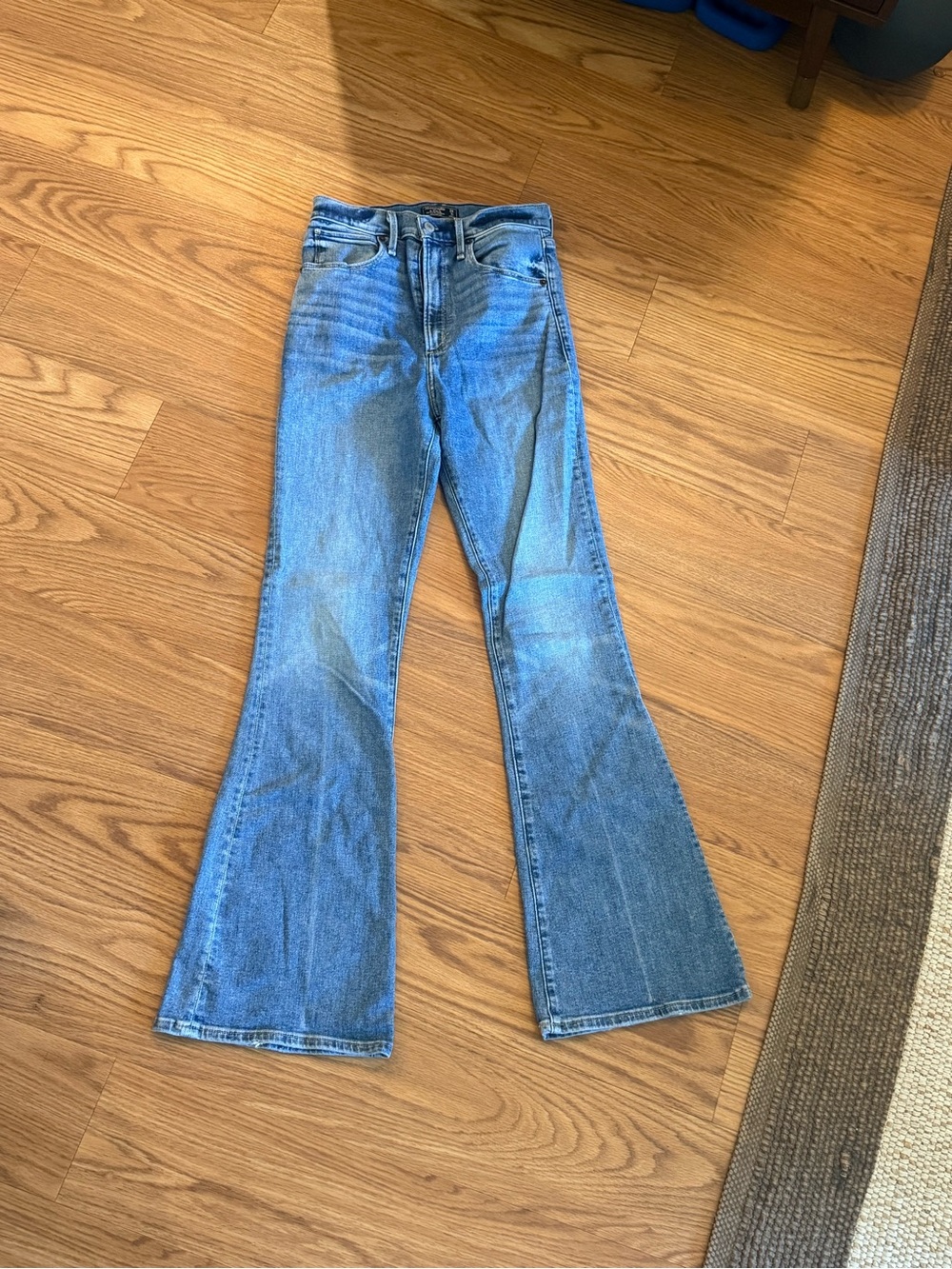 Abercrombie & Fitch Medium Blue Flare Jeans